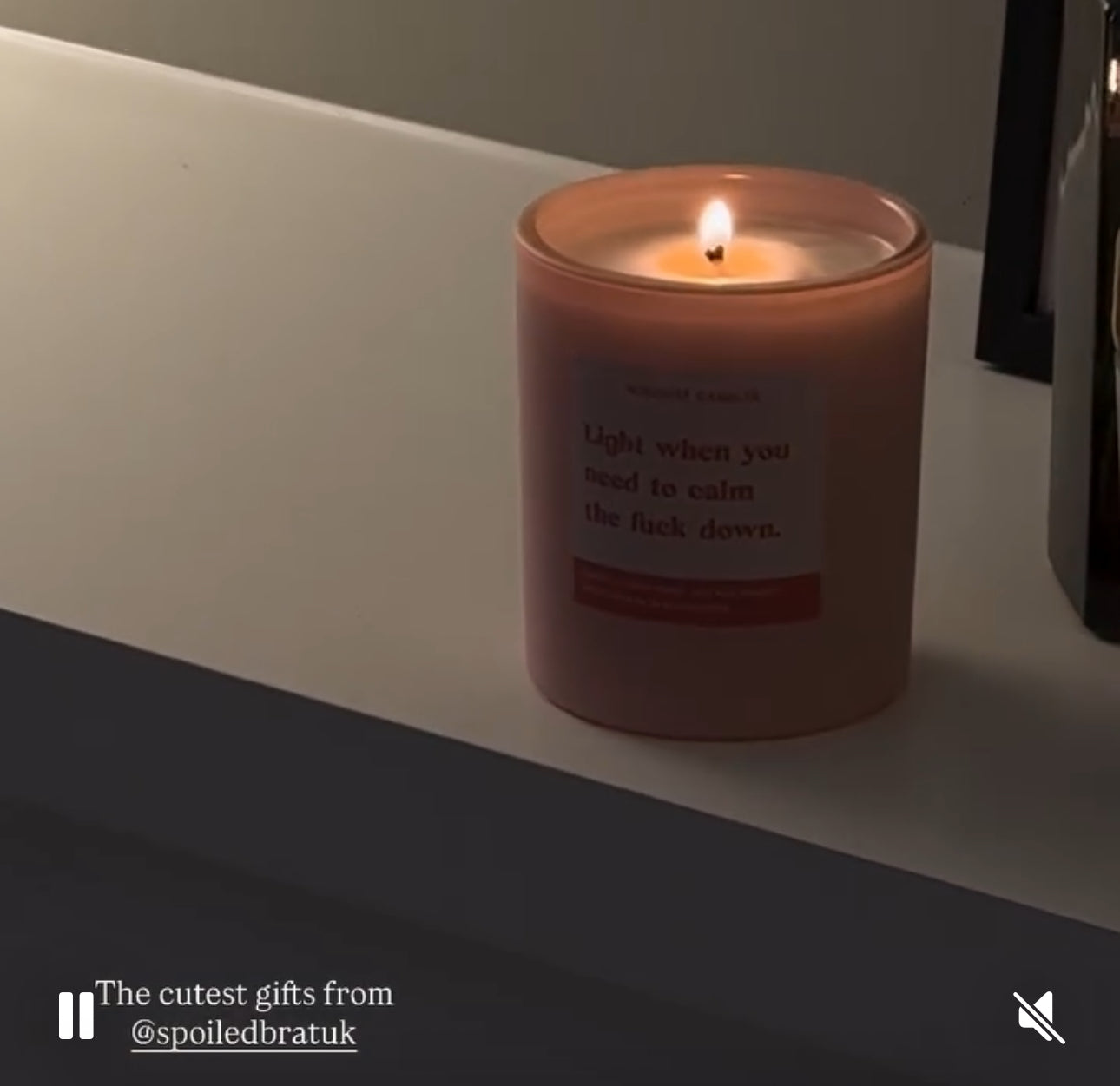 Chloe Meadows features our Mischief Candles in her latest instagram post 