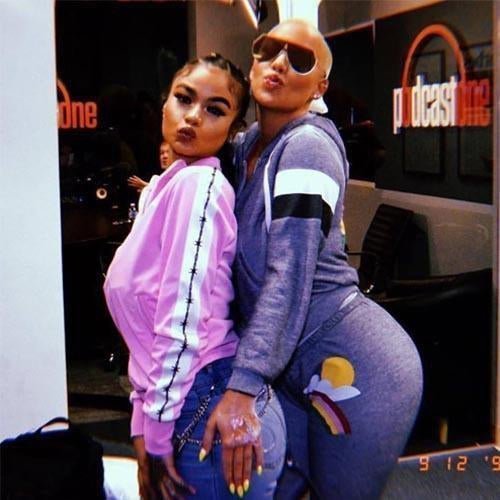 Amber Rose wears Wildfox - Spoiled Brat 