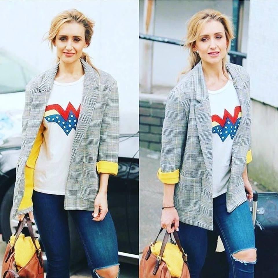 Catherine Tyldesley wears Lauren Moshi - Spoiled Brat 