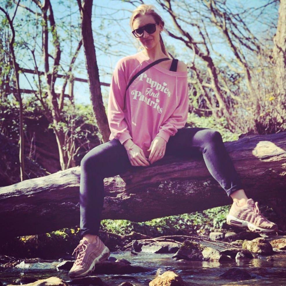 Catherine Tyldesley Wildfox Lockdown Look-Spoiled Brat