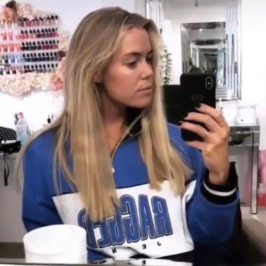 Chloe Meadows looking lovely wearing The Ragged Priest Sweater - Spoiled Brat 