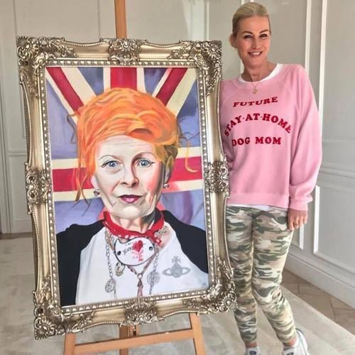 Denise Van Outen wears Wildfox - Spoiled Brat 