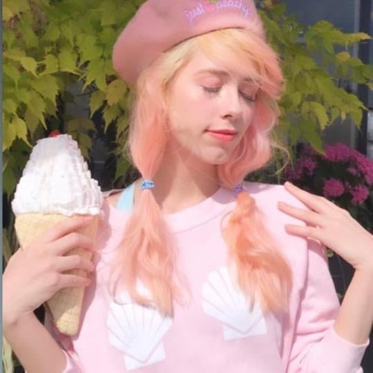 Mermaidens wears our Wildfox Sweater - Spoiled Brat 