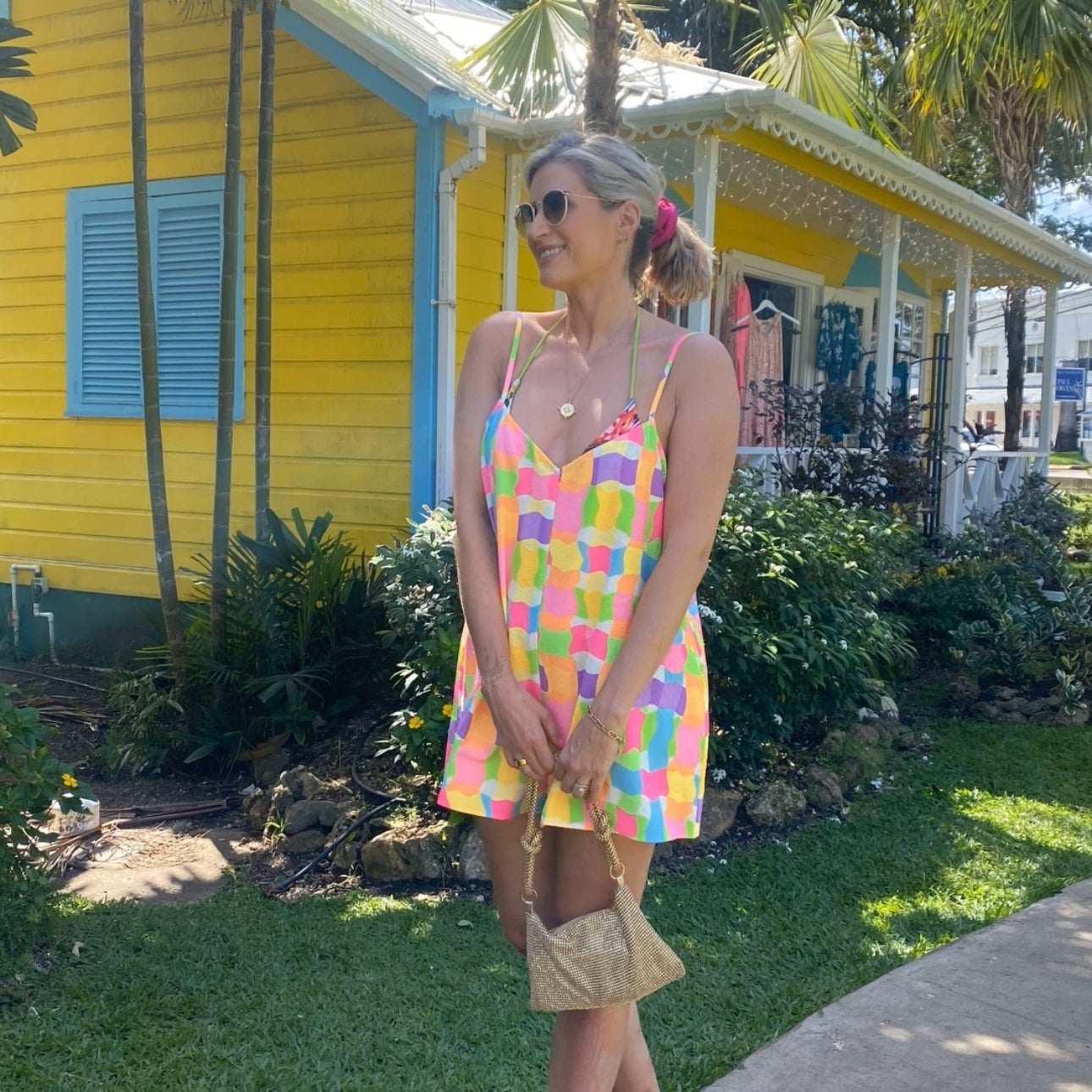 Sarah Jayne Dunn wears our Playsuit - Spoiled Brat 