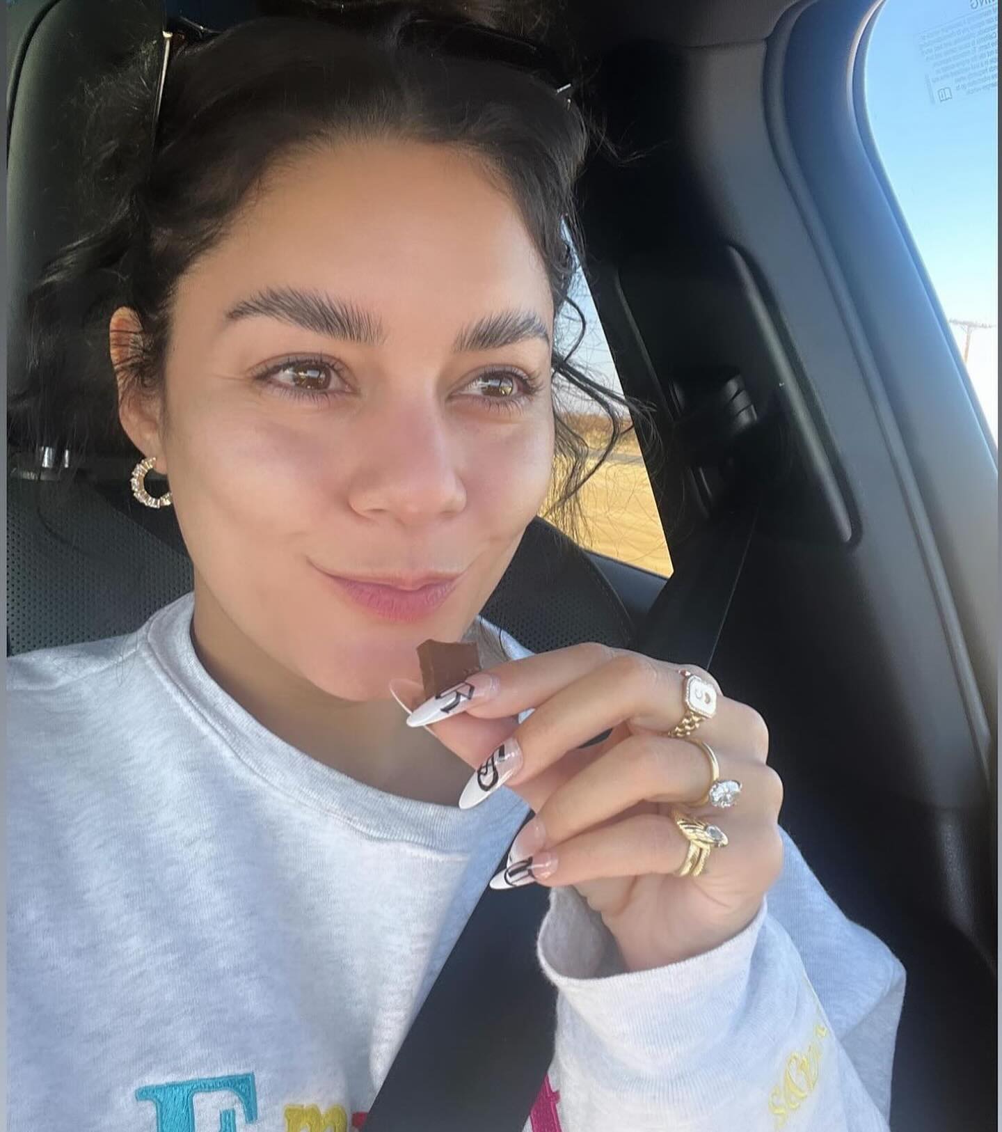 Vanessa Hudgens in Empathy Sweater - Spoiled Brat 