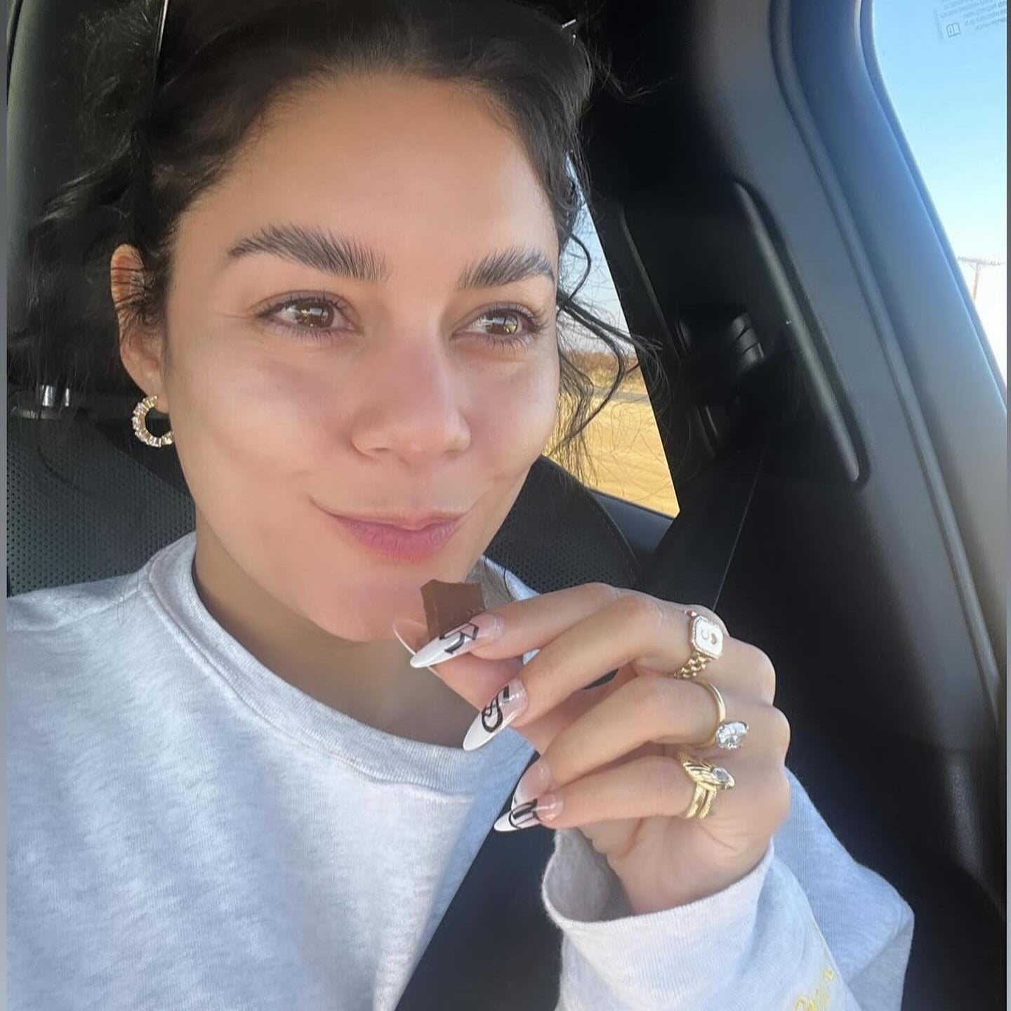 Vanessa Hudgens in Empathy Sweater - Spoiled Brat 