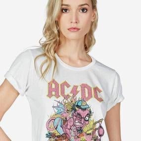 AC/DC Rock Band T-Shirts- Womens Designer Fashion | Spoiled Brat UK