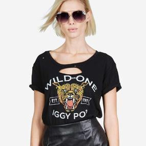 shop womens iggy pop merchandise online, shop genuine band tees, and rock band apparel online