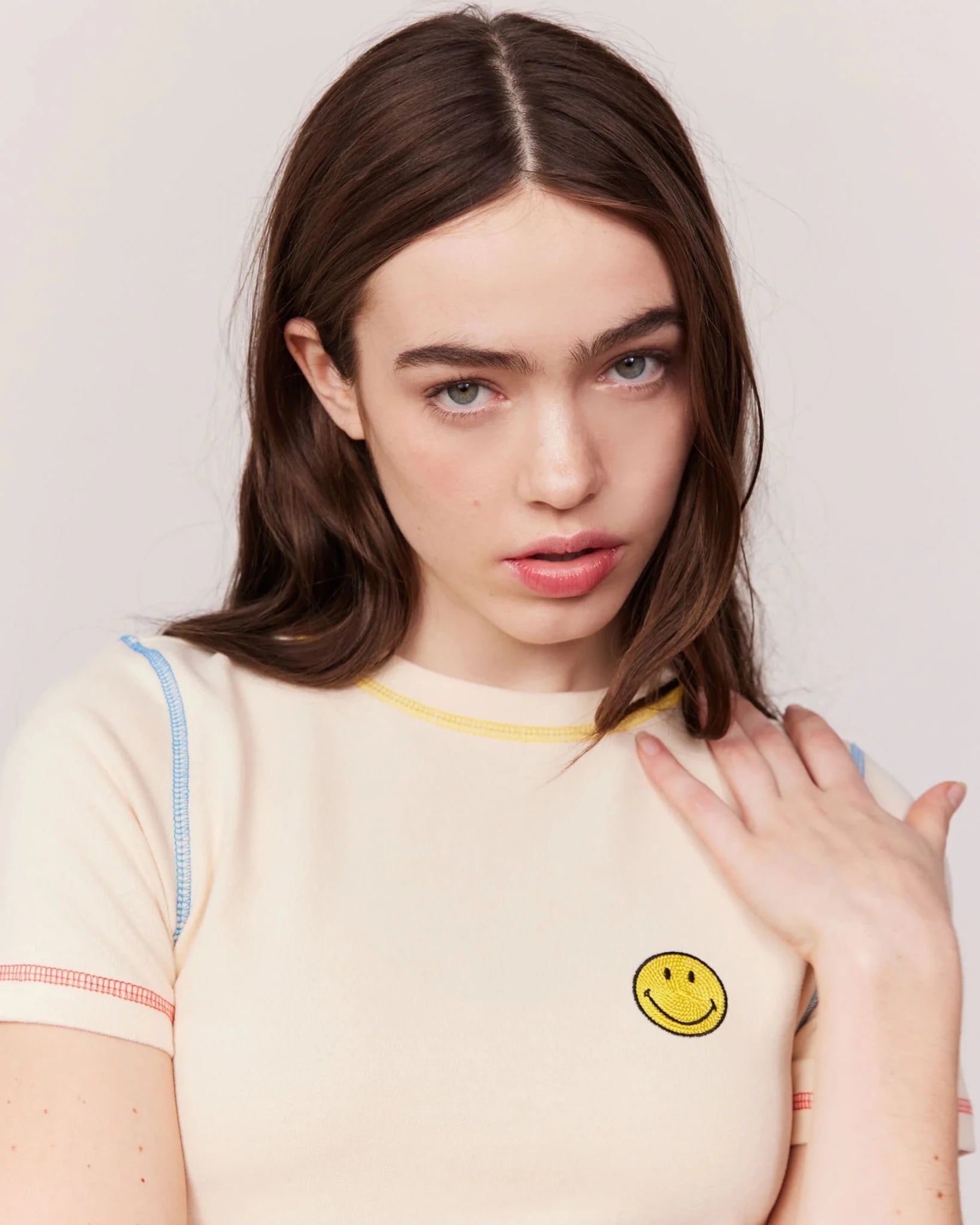 Smiley Face Tank Tops | Y2K Graphic Vest Tops & Tees UK | Spoiled Brat