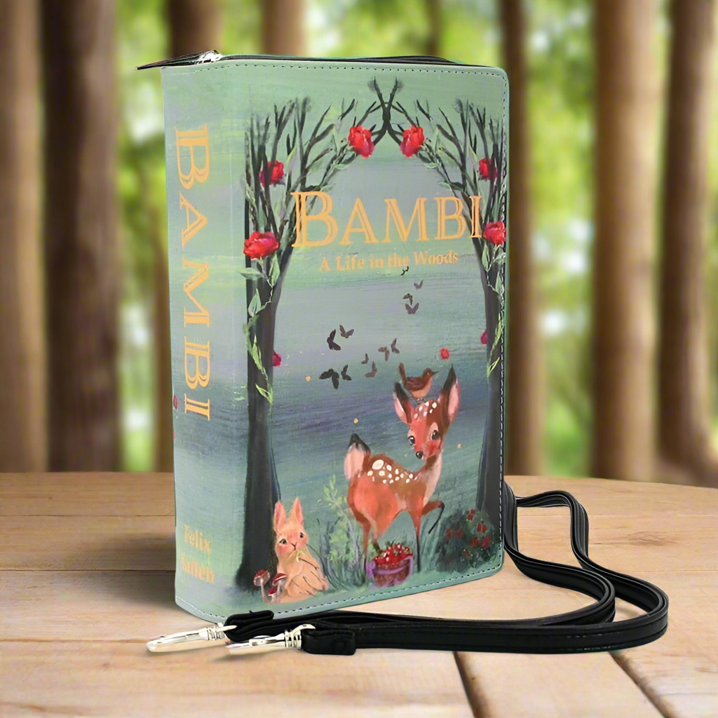 Shop Comeco INC Bambi Book Clutch Bag In Vinyl online at Spoiled Brat