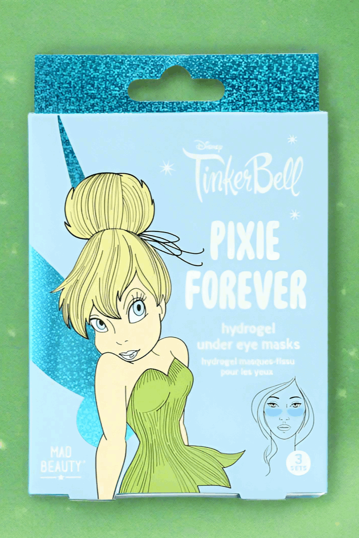Disney TinkerBell Pixie Perfection Hydrogel Under Eye Patches Eye Pads by Mad Beauty as seen on celebrities