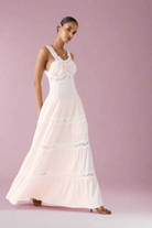 Frankies Bikinis Dakota Maxi Dress in Sweet Dreams Maxi Dress by Frankies Bikinis as seen on celebrities