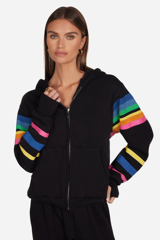 Lauren Moshi Hezly Butterfly Stripes Hoodie - Spoiled Brat