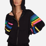 Lauren Moshi Hezly Butterfly Stripes Hoodie - Spoiled Brat
