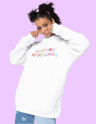 Minga London Deleting My Feelings Slogan Hoodie