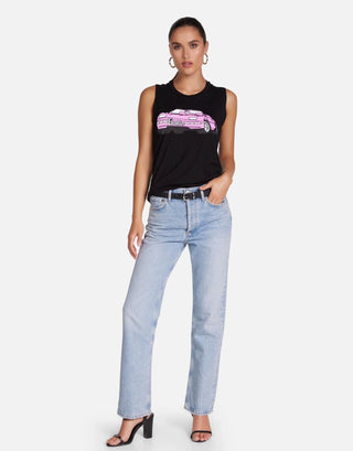 Shop Lauren Moshi Kel X Barbie Convertible Tank Top - Premium T-Shirt from Lauren Moshi Online now at Spoiled Brat 