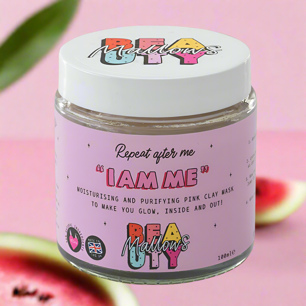 Shop Mallows Beauty Mallows Beauty Watermelon Pink Clay Face Mask online at Spoiled Brat