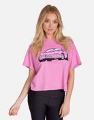 Lauren Moshi Rue Barbie Convertible Crop T-Shirt T-Shirt by Lauren Moshi as seen on celebrities
