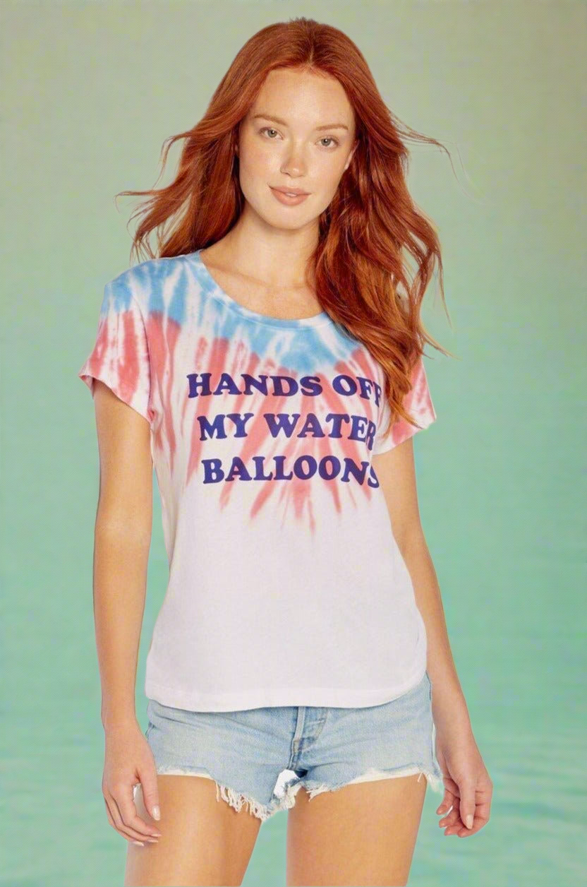 Shop Wildfox Wildfox Hands Off My Water Balloons No9 Tee online at Spoiled Brat