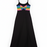 Lauren Moshi Berna Butterfly Stripes Maxi Dress - Spoiled Brat