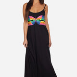 Lauren Moshi Berna Butterfly Stripes Maxi Dress - Spoiled Brat