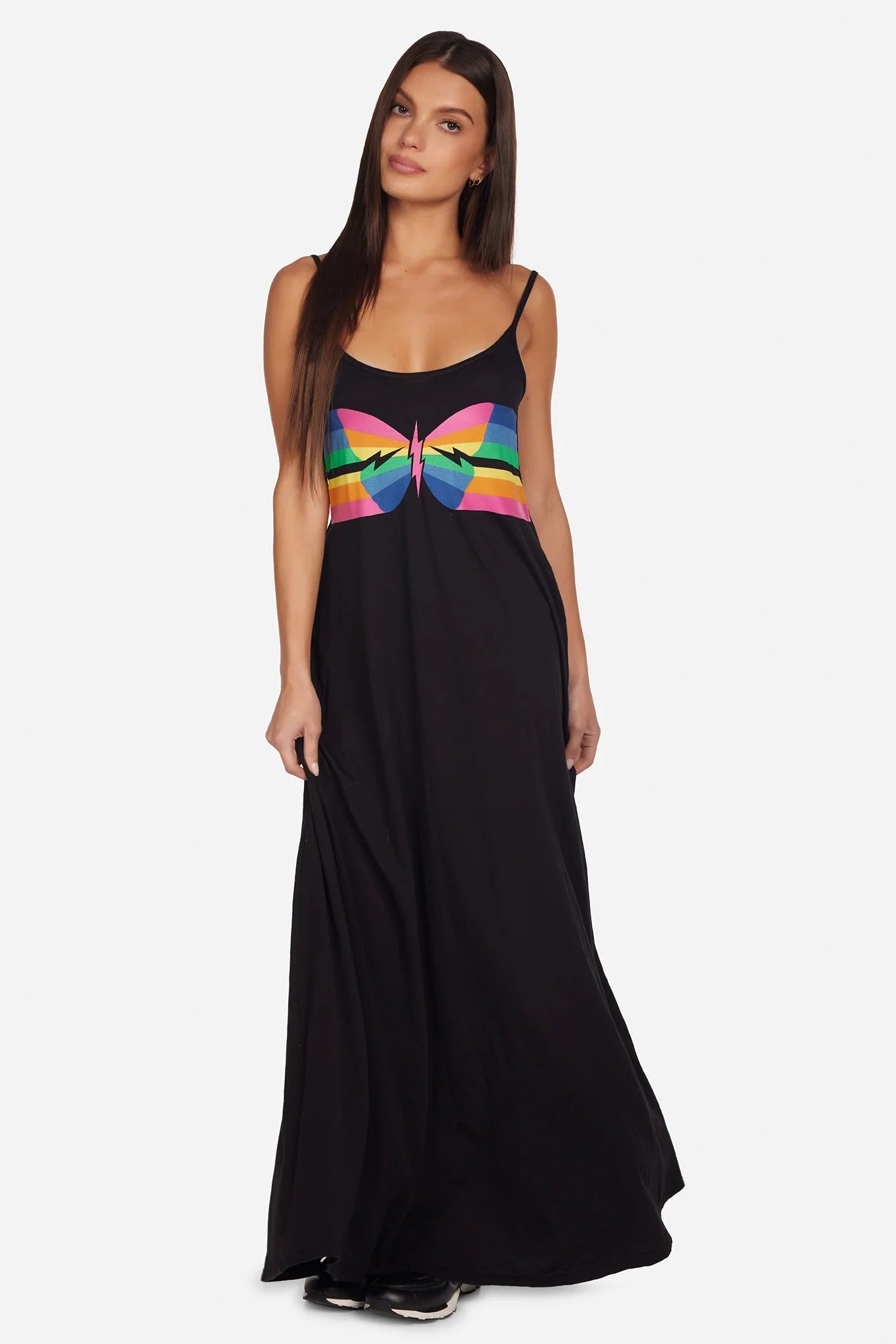 Lauren Moshi Berna Butterfly Stripes Maxi Dress - Spoiled Brat