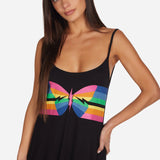 Lauren Moshi Berna Butterfly Stripes Maxi Dress - Spoiled Brat