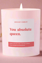 Mischief Candles You Queen Candle Candles by Mischief Candles as seen on celebrities