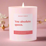 Shop Mischief Candles Mischief Candles You Queen Candle online at Spoiled Brat