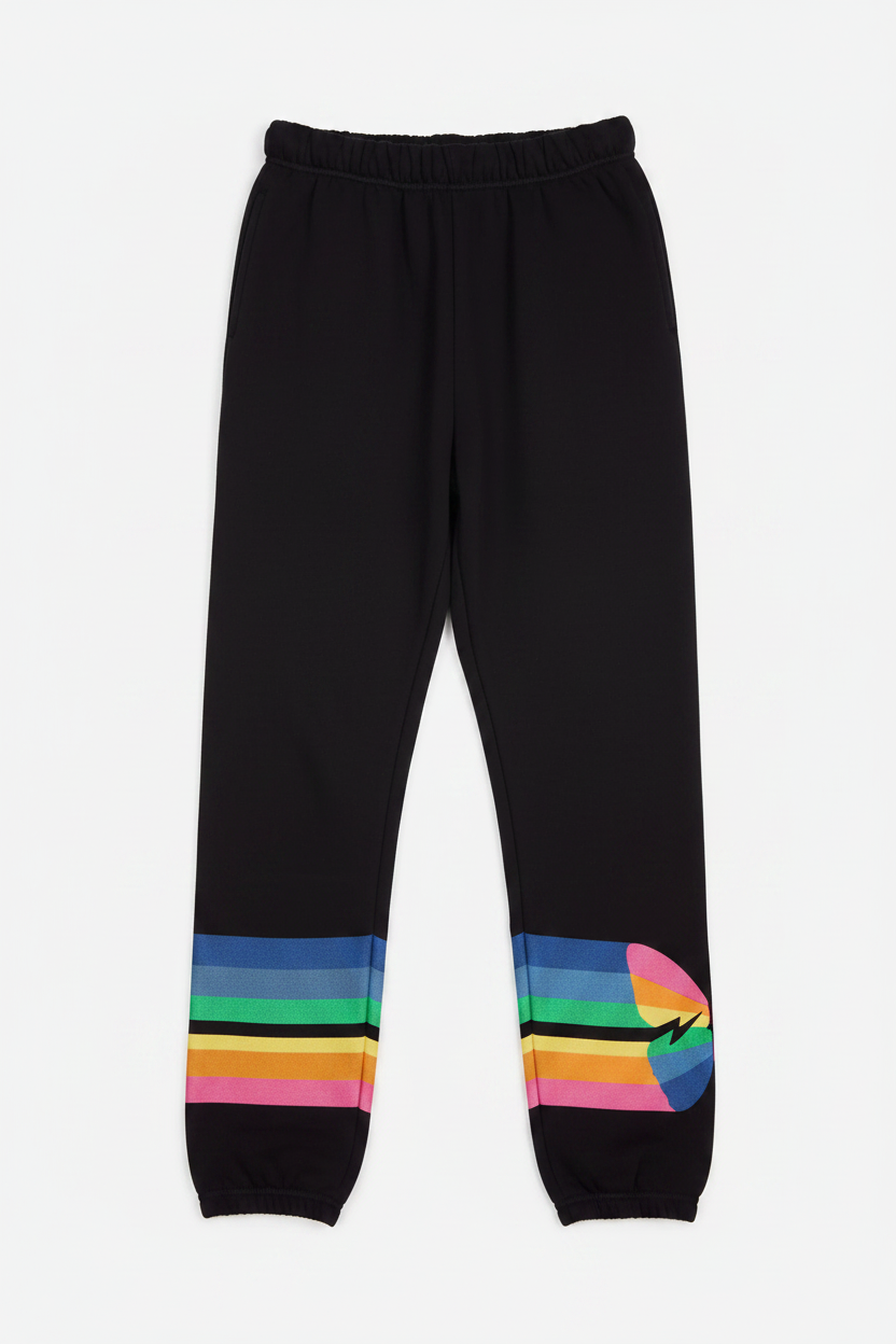 Lauren Moshi Tanzy Butterfly Stripes Joggers - Spoiled Brat