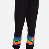Lauren Moshi Tanzy Butterfly Stripes Joggers 