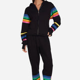 Lauren Moshi Tanzy Butterfly Stripes Joggers - Spoiled Brat