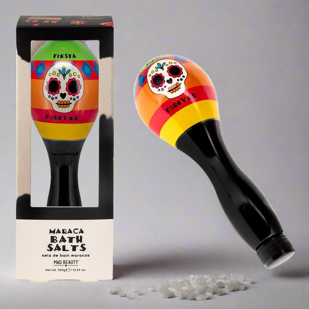 Shop Mad Beauty MAD Beauty Fiesta Forever Bath & Body Salts Maraca online at Spoiled Brat