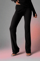 Frankies Bikinis Elvis Flare Low Rise Pant Trousers by Frankies Bikinis as seen on celebrities