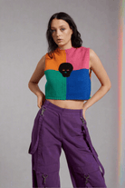 The Ragged Priest Destroy Knit Sleeveless Jumper Jumper by The Ragged Priest as seen on celebrities