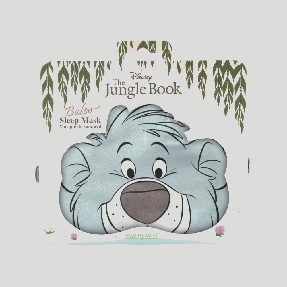 Disney The Jungle Book Sleep Mask Sleep Mask by Mad Beauty as seen on celebrities