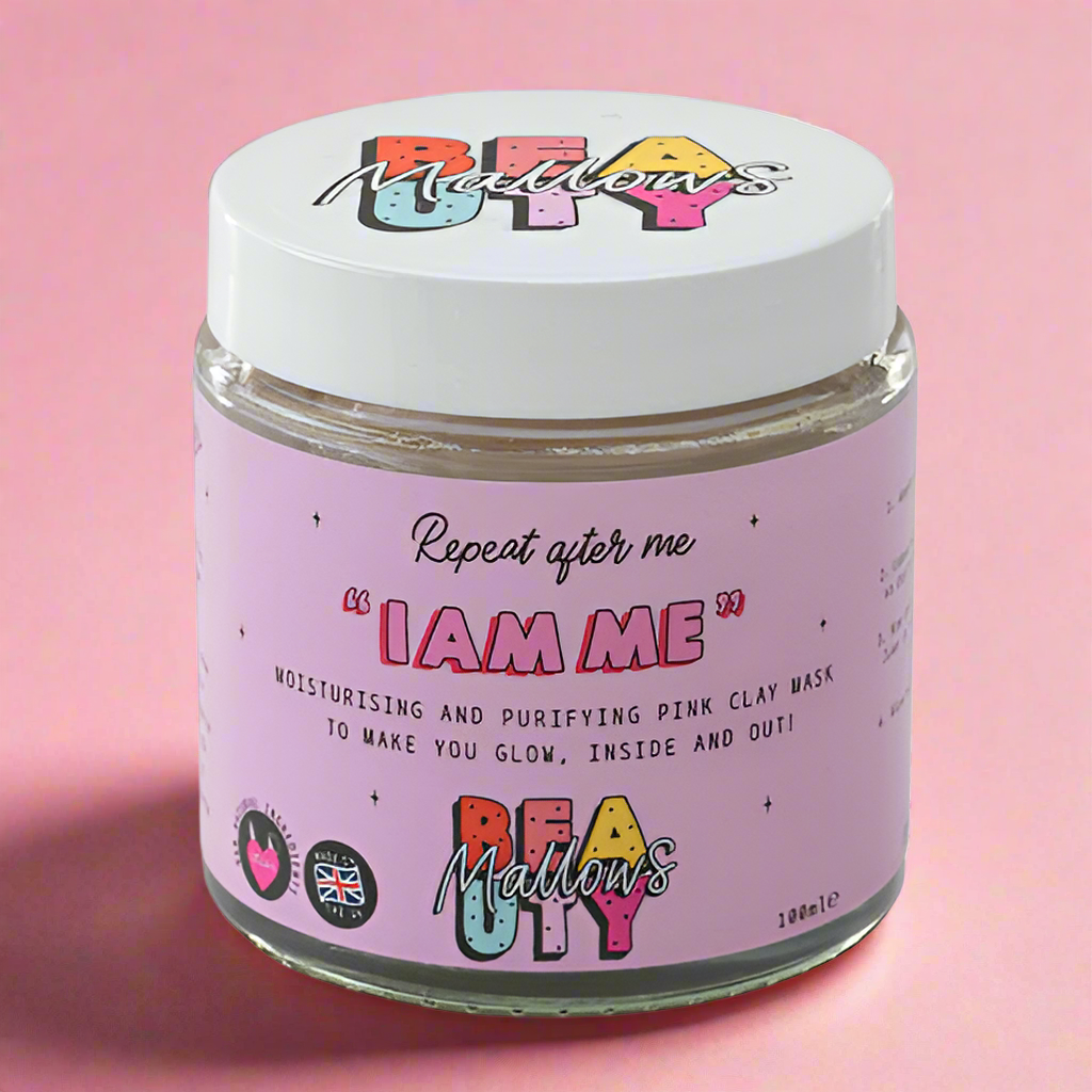 Shop Mallows Beauty Mallows Beauty Hyaluronic Acid Pink Clay Face Mask online at Spoiled Brat