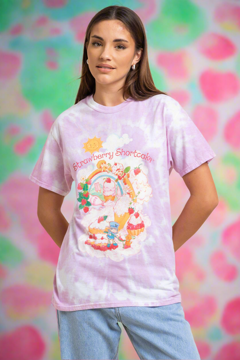 Shop Daisy Street Daisy Street Strawberry Shortcake Tie Dye Tyler Tee online at Spoiled Brat