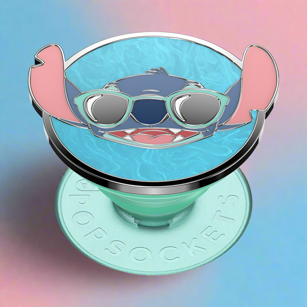 Shop Pop Sockets Pop Sockets Lilo & Stitch - Suns Out Stitch Enamel Pop Grip online at Spoiled Brat