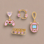 Shop Girls Crew Girls Crew Gamer Gal Earring Stud Set online at Spoiled Brat