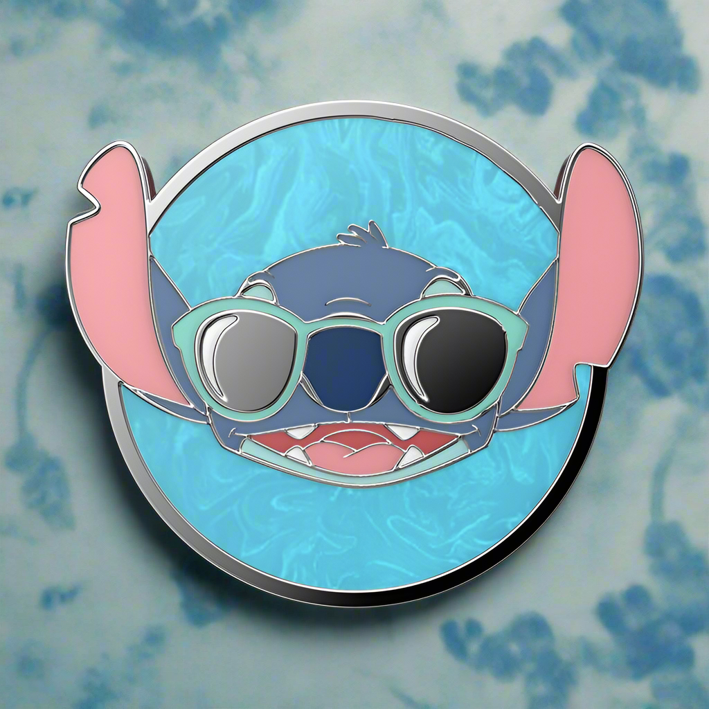 Shop Pop Sockets Pop Sockets Lilo & Stitch - Suns Out Stitch Enamel Pop Grip online at Spoiled Brat