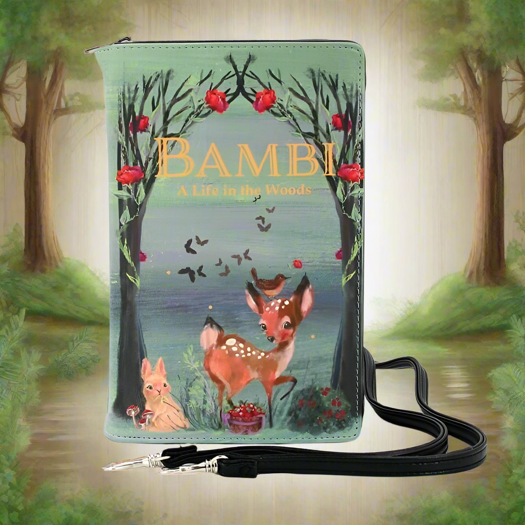 Shop Comeco INC Bambi Book Clutch Bag In Vinyl online at Spoiled Brat