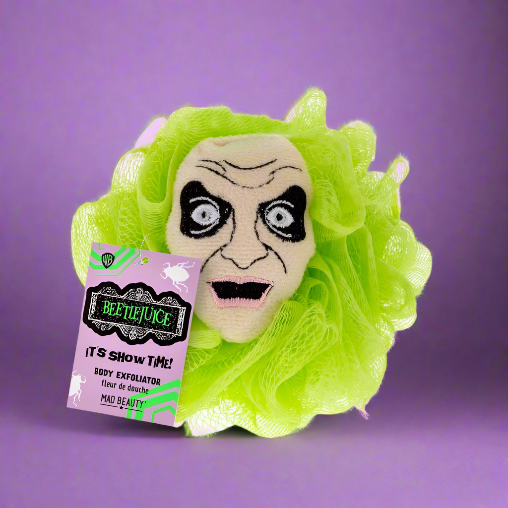 Shop Mad Beauty Warner Brothers Beetlejuice Body Exfoliator online at Spoiled Brat