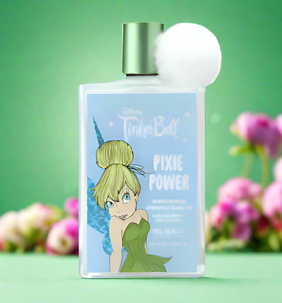 Shop Mad Beauty Disney TinkerBell Pixie Perfection Moisturising Shimmer Oil online at Spoiled Brat