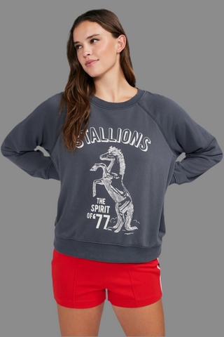 Wildfox Stallion Of 77 Sommers Sweatshirt