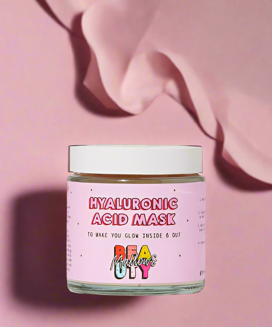 Shop Mallows Beauty Mallows Beauty Hyaluronic Acid Pink Clay Face Mask online at Spoiled Brat