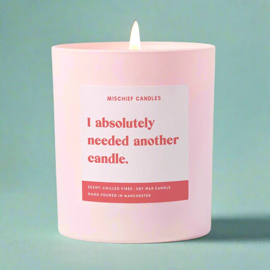 Shop Mischief Candles Funny Needed Another Candle Gift For Her Funny Candle online at Spoiled Brat