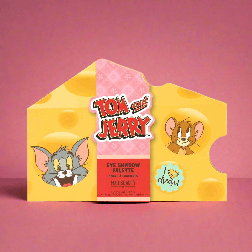 Warner Brothers Tom & Jerry Eyeshadow Palette Eyeshadow by Mad Beauty as seen on celebrities