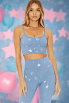 Beach Riot Libby Winter Star Gym Crop Top as seen on Malin Andersson Crop Top by Beach Riot as seen on celebrities