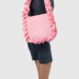 Baggy London Baby Pink Original Ruffle Bag